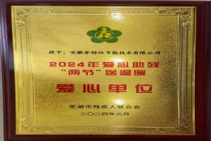 2024年愛心助殘“兩節”送溫暖愛心單位